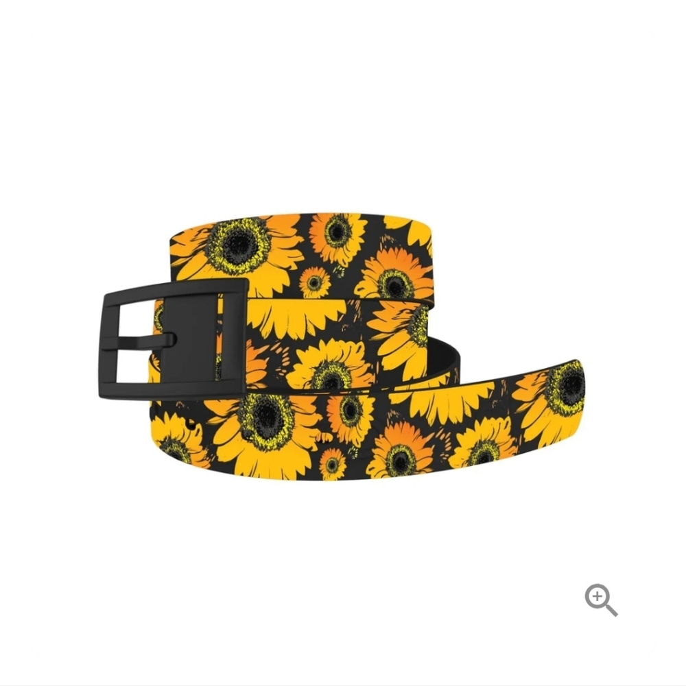 Sunflower Pattern Women's Belt